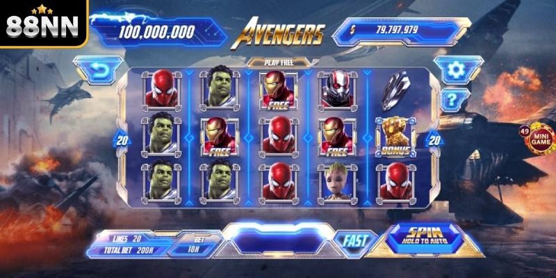 Luật chơi nổ hũ Avenger Luật chơi nổ hũ Avenger